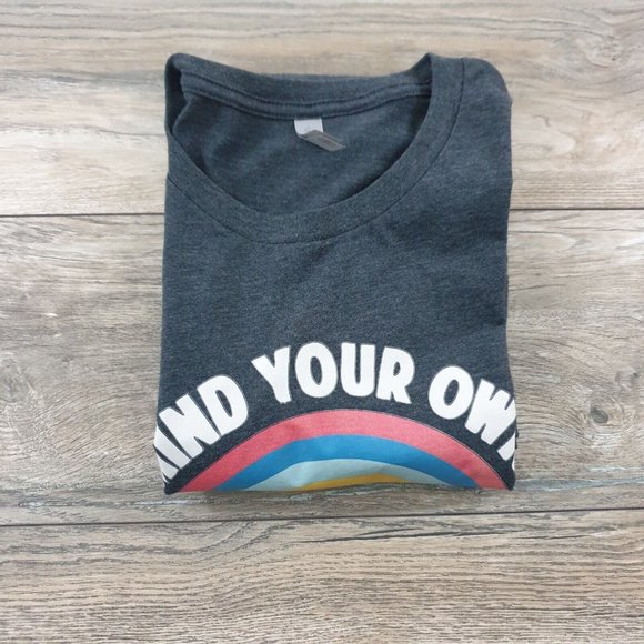 Next Level Apparel Womens 2XL Short Sleeve Shirt Protest Mind Your Own Uterus - Picture 9 of 10